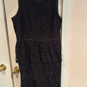 Banana Republic Black Lace Dress